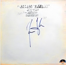 1971 -JAMES TAYLOR- ACOA Signed/Autograph/Auto 1967 Flying Machine Record Album