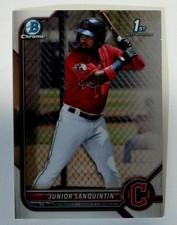 2022 Bowman 1st Edition #BCP-80 Junior Sanquintin Chrome Prospects Guardians