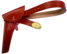 U.S Civil War Cavalry Union Officer Army Reenactment Leather Waist Belt Holster