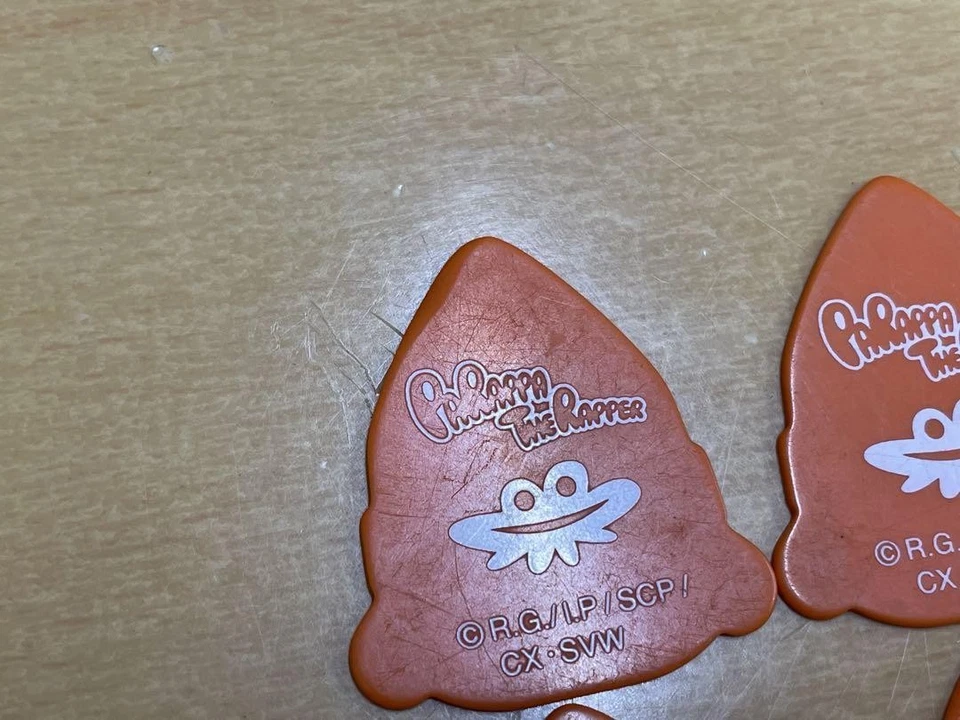 Juego de 6 púas de guitarra Parappa The Rapper raras FERNANDES vintage años 90 1 mm de grosor Foto 4 de 4