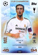2025-26 Topps Match Attax UEFA Club Competitions #354 Raúl