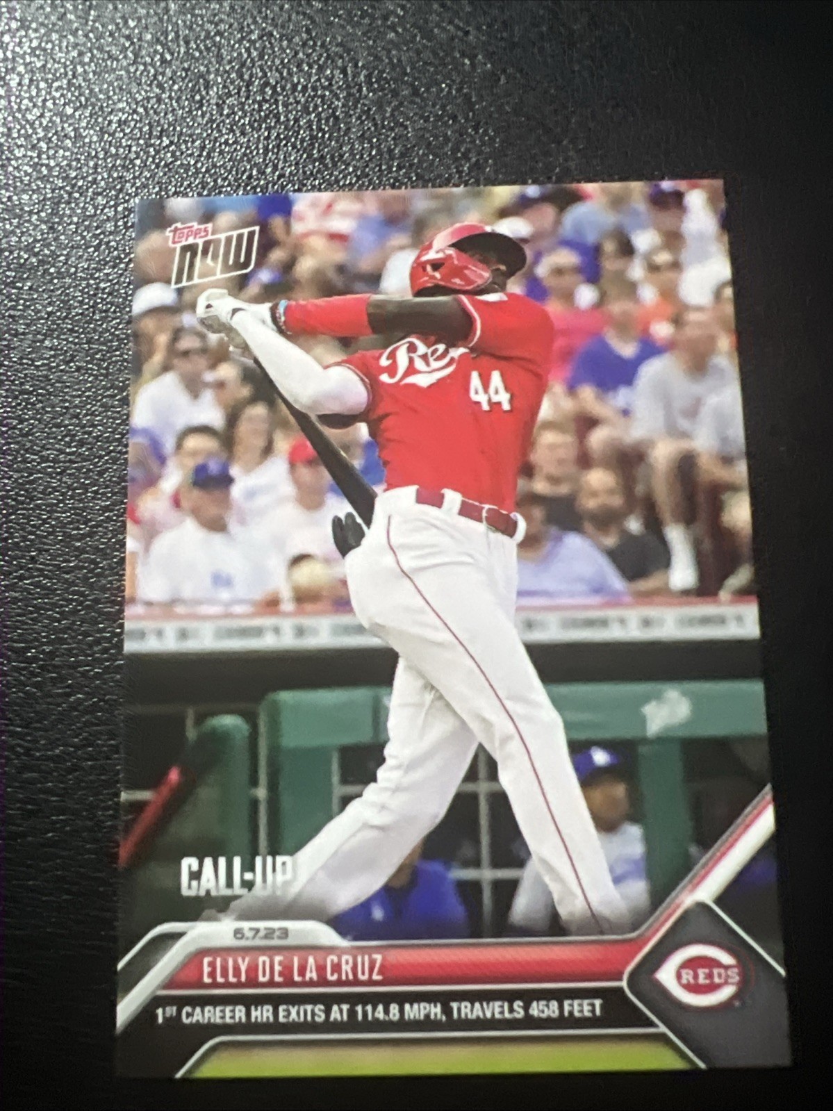 2023 Topps Now Elly De La Cruz Rookie Call-Up #400 Cincinnati Reds