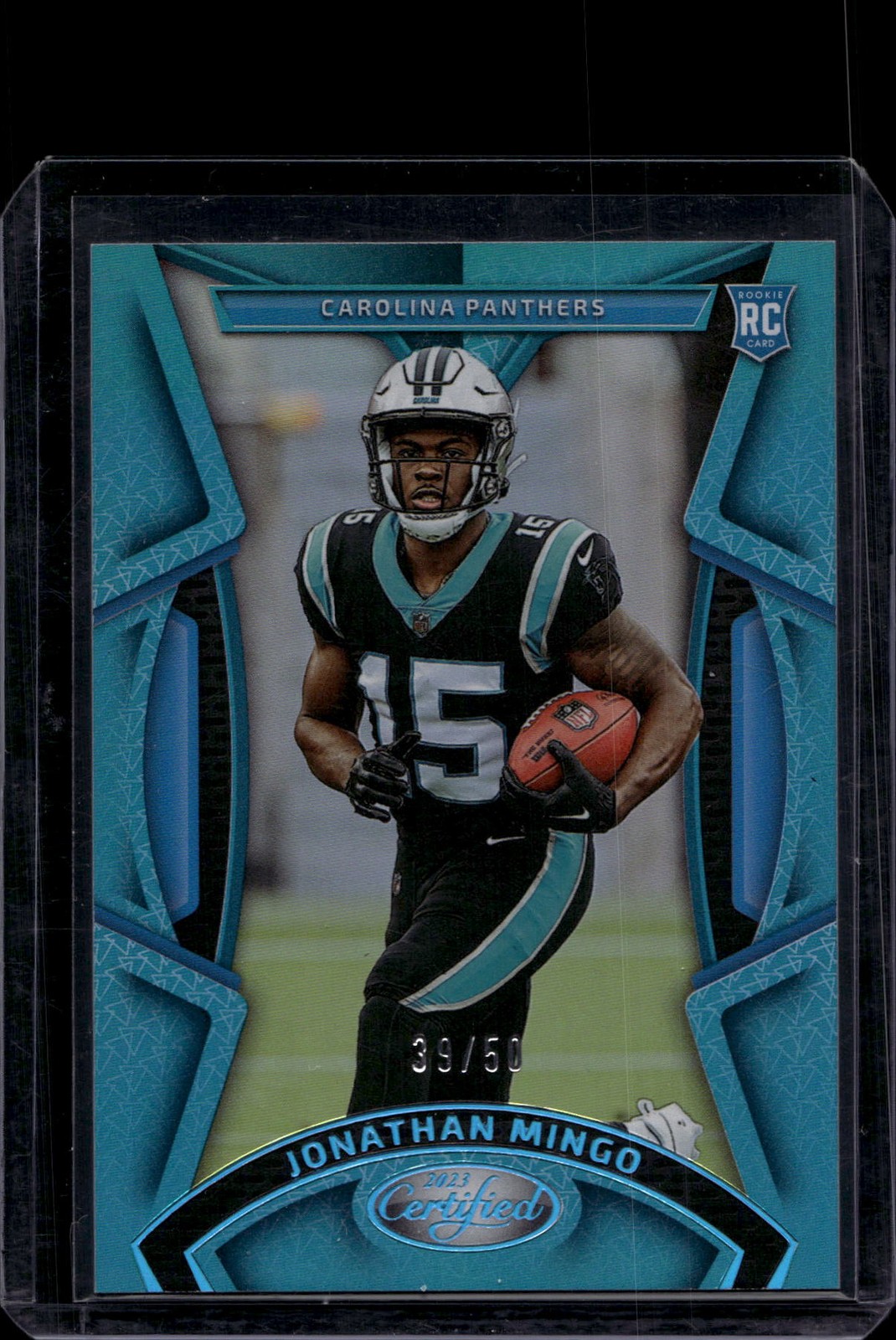 2023 Panini Certified #181 Jonathan Mingo Mirror Teal #/50