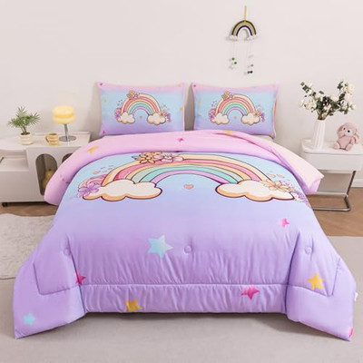 Rainbow Kids Twin Sheet Sets Twin Bed Sets For Girls Pieces Kids