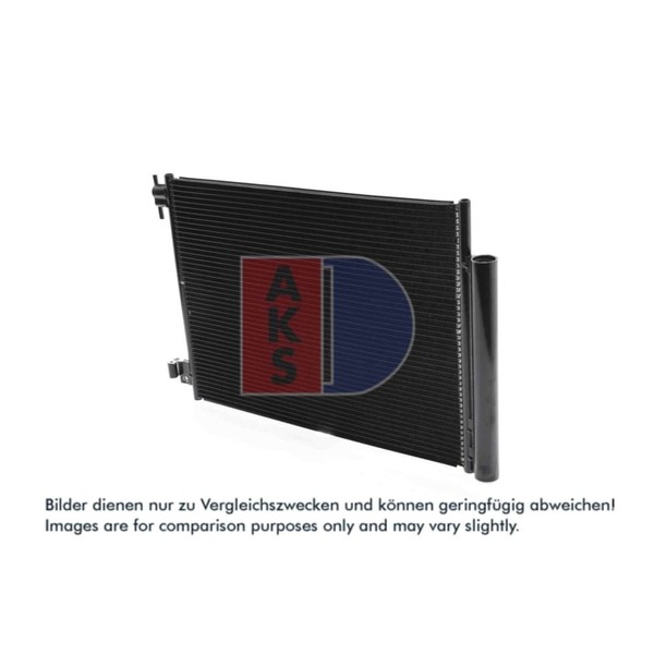 Kondensator Klimaanlage AKS Dasis 122046N FüR Smart Renault Fortwo Forfour-image