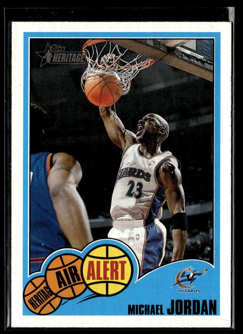 2001-02 Topps Heritage Michael Jordan Air Alert HS