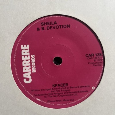 Sheila & B.Devotion Spacer 1979 7   Single Vinyl 45