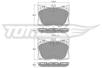 Tomex Brakes TX 18-75 Bremsbelagsatz, Scheibenbremse FüR MERCEDES-BENZ