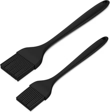 Silicone Pastry Basting Brush 2pcs - Heat Resistant, BPA-Free, Dishwasher Safe