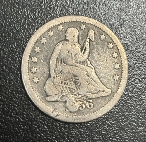 1856-O Seated Liberty Quarter — photo from the most recent tracked eBay sale