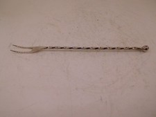 WMF 90 versilberte gedrehte Serviergabel
