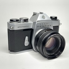 ASAHI PENTAX SPOTMATIC SP II SLR 35mm Film Camera with SMC Takumar 1.8 55mm lens