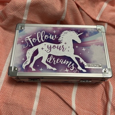 VAULTZ GLITTER UNICORN ''FOLLOW YOUR DREAMS'' Supply box With Key