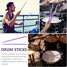 Durable Purple Wooden Drumsticks Strong and well-balanced for drumming