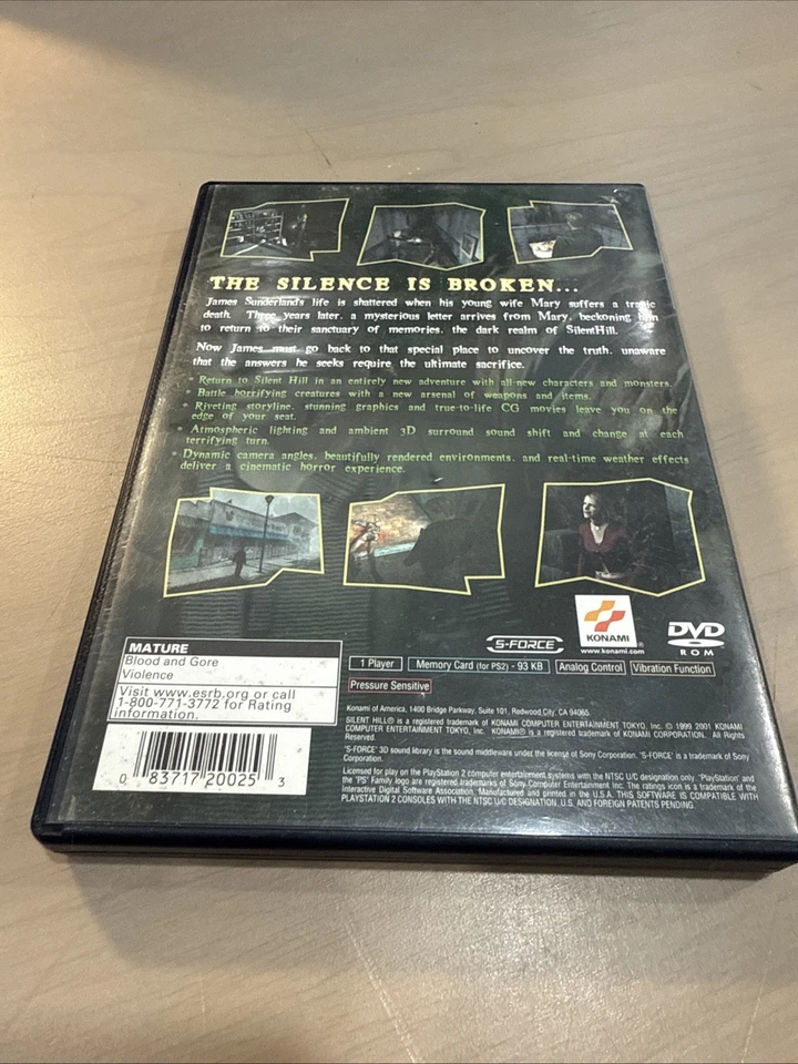silent hill 2 ps2 cib Tested - Image 2 of 4