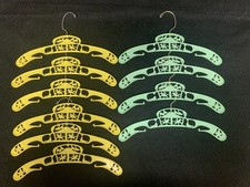 Vintage Baby World Children's Clothes Hangers Lot of 10 Carousel Circus