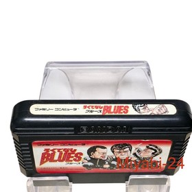 BANDAI Rokudenashi Blues Famicom Game 1993 Retro Working Excellent Condition