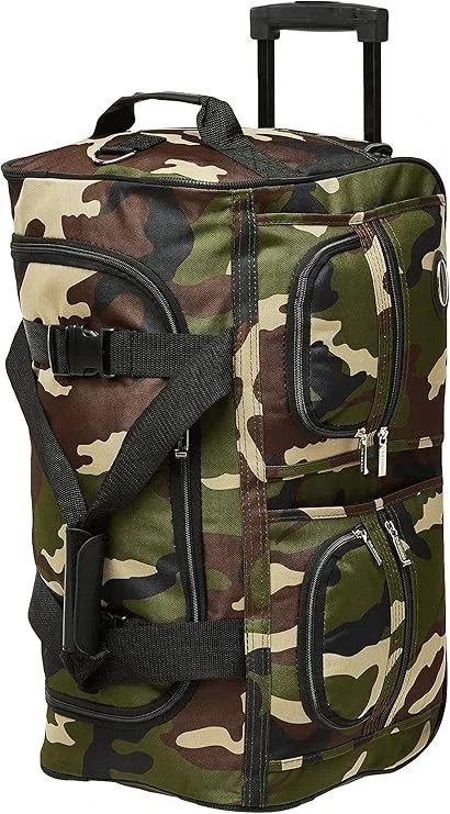 Rockland Rolling Duffel Bag 40 Inch Camouflage Large Wheels