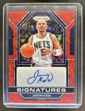 2022-23 Panini Prizm Jason Kidd Signatures Prizm Choice Auto #SIG-JKD Nets