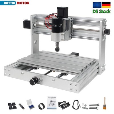 【DE】3 Axis CNC Fräse 3018 MAX CNC Router Machine GRBL Control+ 200W Spindlemotor