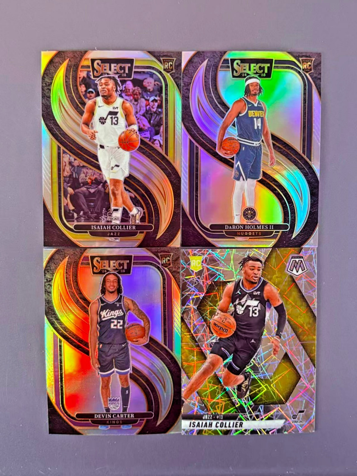 Isaiah Collier 2024-25 Panini Select Premier Silver Prizm RC #178