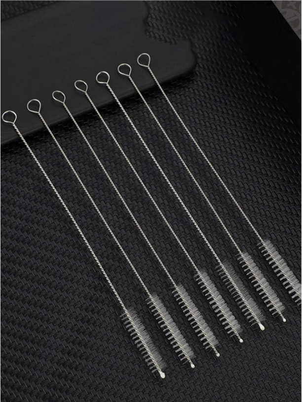 Stainless Steel Straw Cleaning Brush Straw Brush Cleaner Bottle Tube Pipe Small