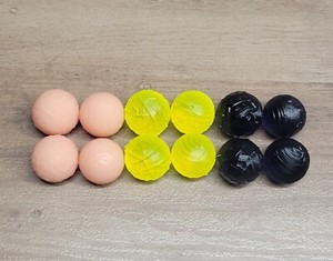Dragonball Z Ki Blast Effects for S.H. Figuart (4 Each Per Order Choose A Color)