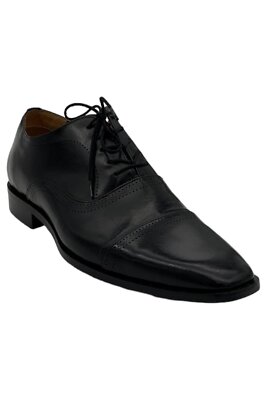 Flag LTD. Men's Noble Cap Toe Dress Shoes Black | eBay