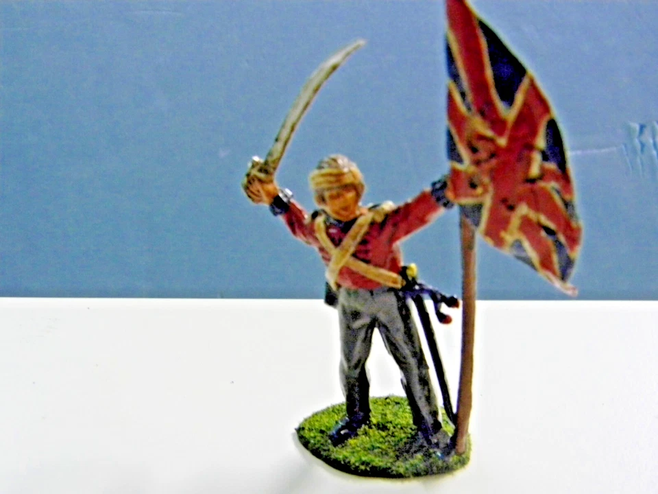 1 British Napoleonic Flagman well painted (April. Listing) - Image 3 of 4