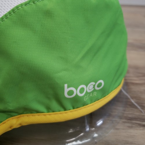 Mountains 2 Beach Marathon Hat Cap BOCO Gear 5 Panel Lightweight Strap Back Adj - Picture 6 of 8