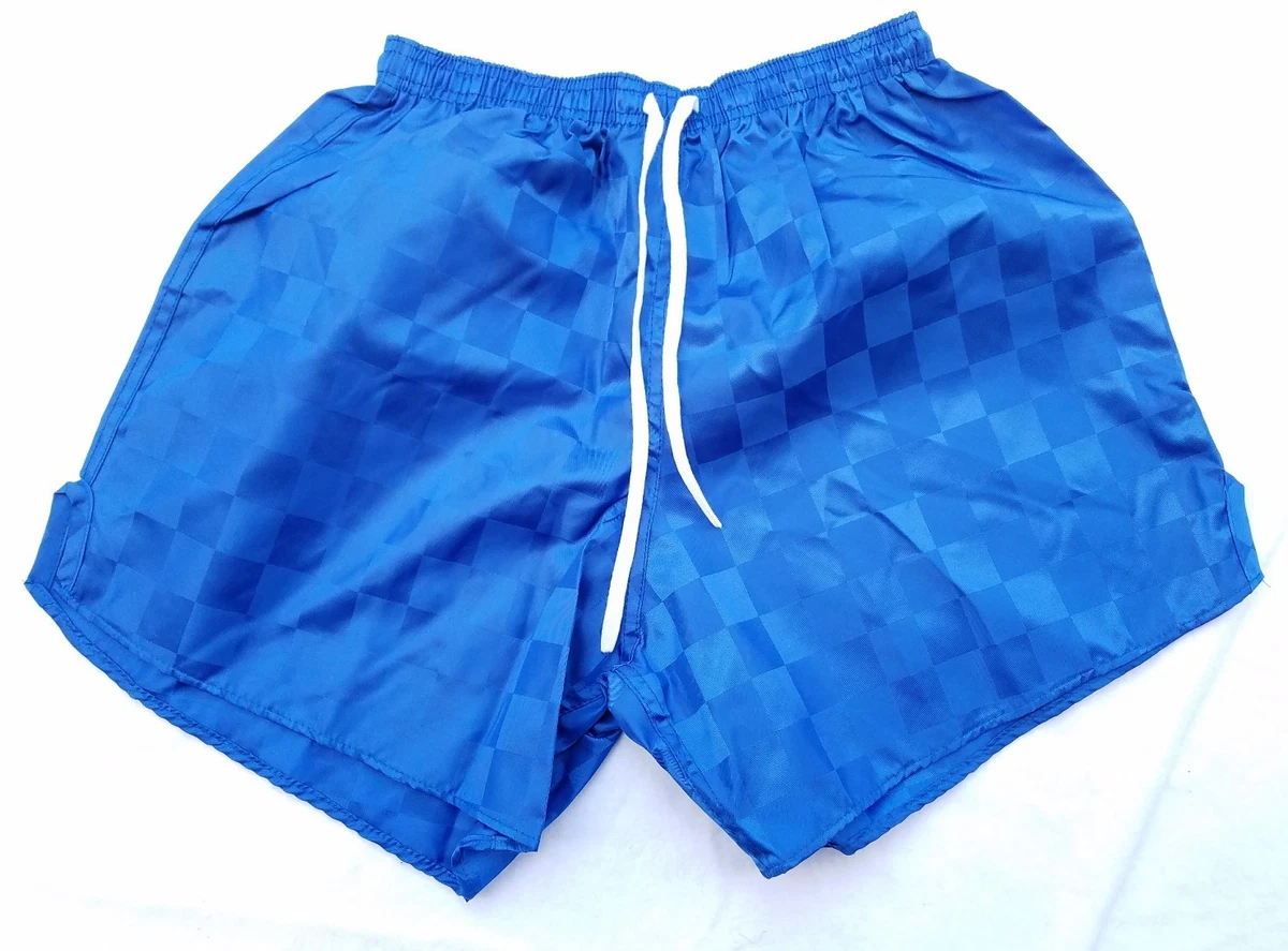 Vintage Satin Checkered Nylon Soccer Shorts Soffe Size S/M | eBay