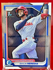 2024 Bowman Chrome Prospects #BCP146 Raylin Heredia - Philadelphia Phillies