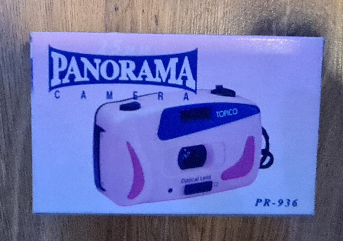 PANORAMA View 35mmフィルムカメラ【90年代物】【希少品】 Vintage 90s Toy Panorama Camera Topico PR-936 35mm Film New | eBay