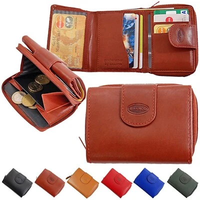 Branco Damen Geldbörse Leder Geldbeutel Portemonnaie Damenbörse Börse 225 GoBago