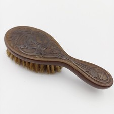 Antique Babies Hair Brush - small art nouveau griffin design