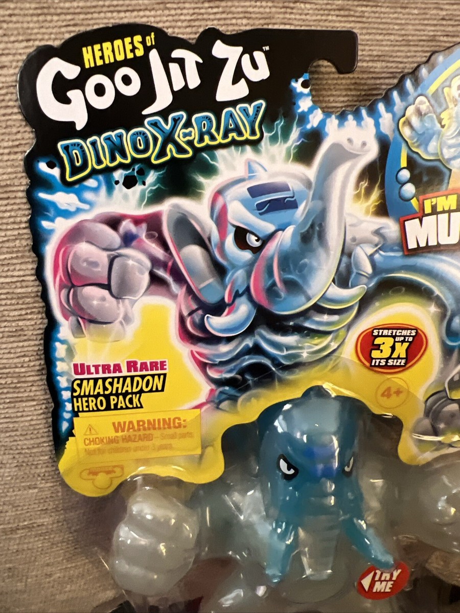 タコjuju Heroes of GOO Jit ZU Smashadon Dino X-Ray Action Figure Ultra Rare