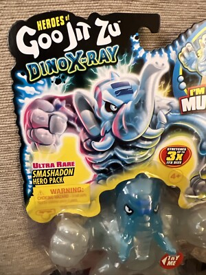 Heroes of GOO Jit ZU Smashadon Dino X-Ray Action Figure Ultra Rare