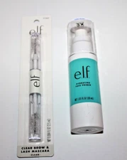 E.L.F. Hydrating Face Primer  Clear + Clear Brow & Lash Mascara Clear in Box