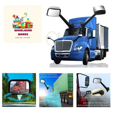 Chrome Hood Mirror Replacement International Lt 625 2018+ Truck Pair Left Dri...