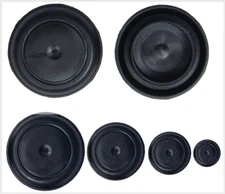 (Lot of 6) Rubber Flush Body and Sheet Metal Holes Plugs | 15, 17, 19, 25, 31, a