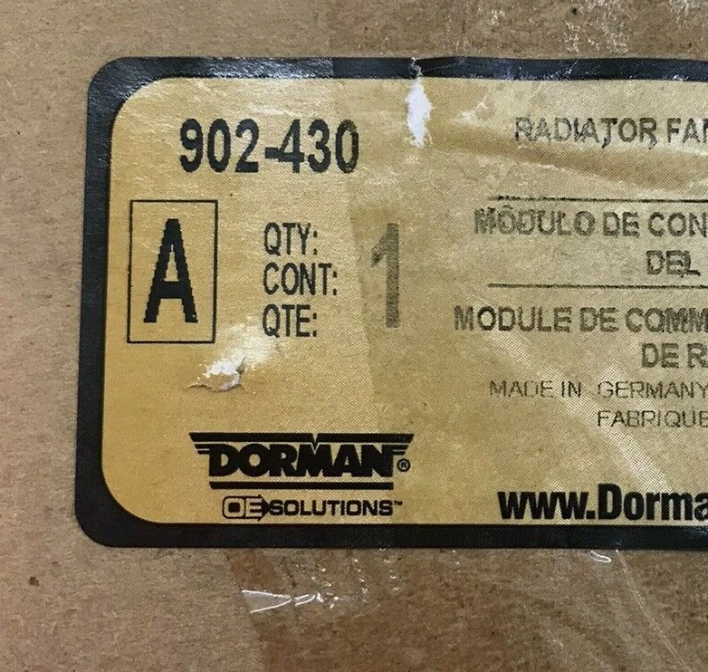 Dorman 902-430 радиатор вентилятор управления модуль для Volkswagen Golf новый Бесплатная доставка - Изображение 3 из 4