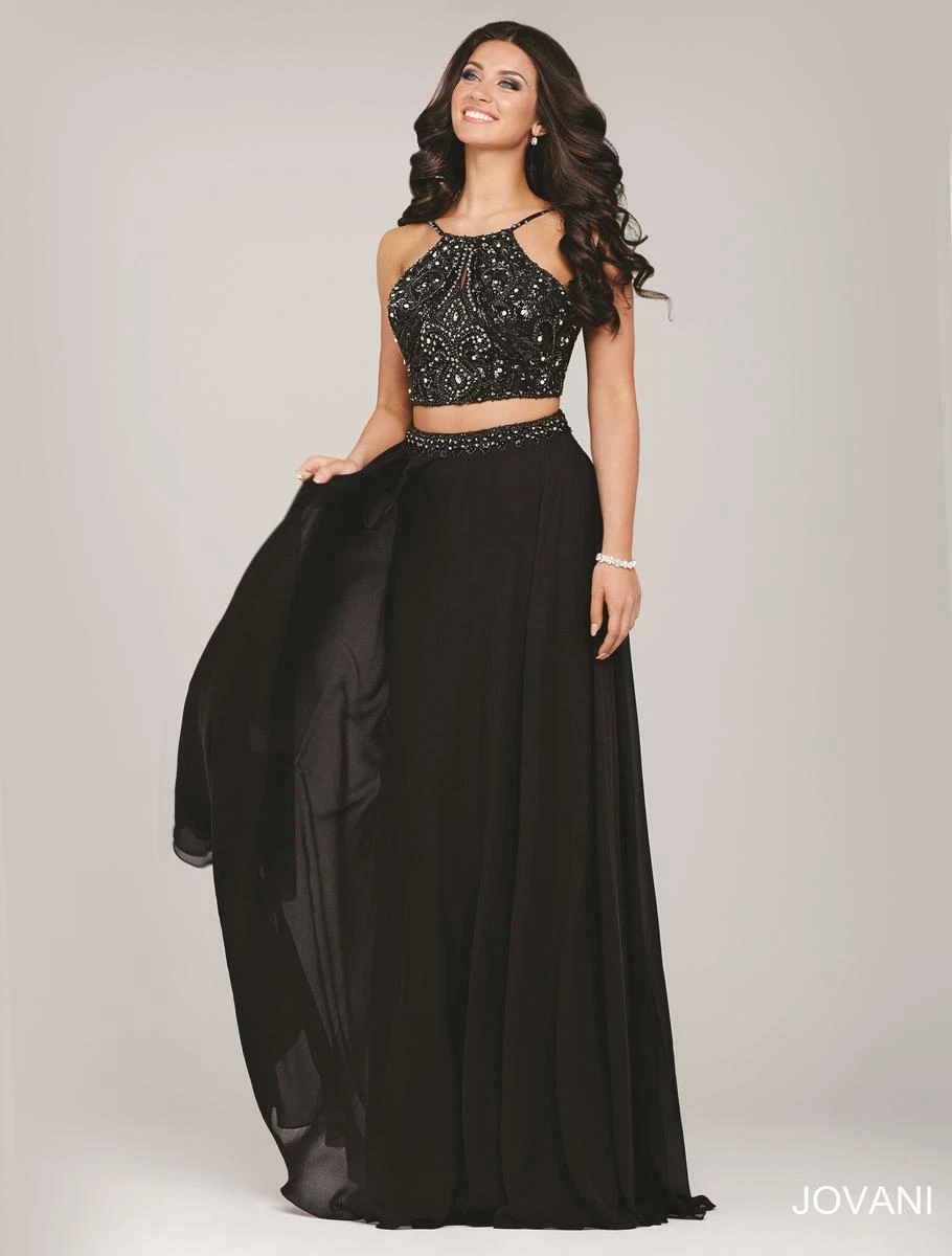 Jovani two piece dress sales