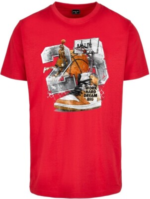 Mister Tee T-Shirt Vintage Ballin Tee Cityred Gr.L NEU