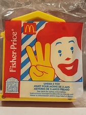 1996 New Fisher Price McDonalds Happy Meal Under 3 Barn Sliding Puzzle SEALED