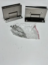 Glass Clamp Bracket, Glass Door Hinge Clamp 2pk