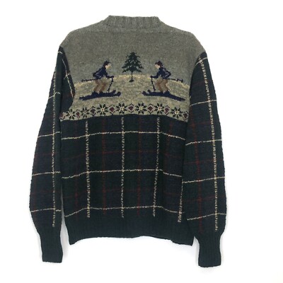 Vintage Polo Ralph Lauren Suicide Downhill Skier Lambswool Knit