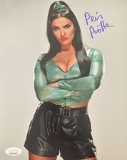 JSA Persia Pirotta 8x10 PROMO AUTOGRAPHED Pro Wrestling Hand Signed green