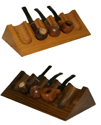 5 Seater Wooden Pipe Holder Non-Slip Pipe Holder Display 