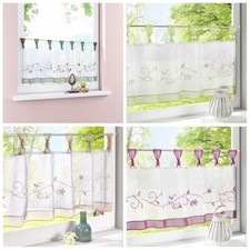 Tende a rete voile pronte all'uso 6 misure disponibili pannello caffè cucina bagno