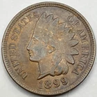 1899 Indian Head Cent ~ AU